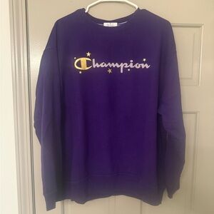 Champion Deep Purple Athletic Sweatshirt